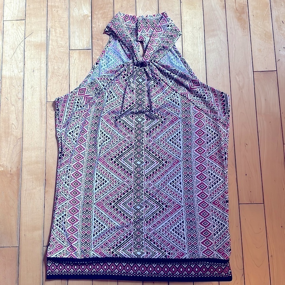 Michael Kors Printed Career Tank stop | Small